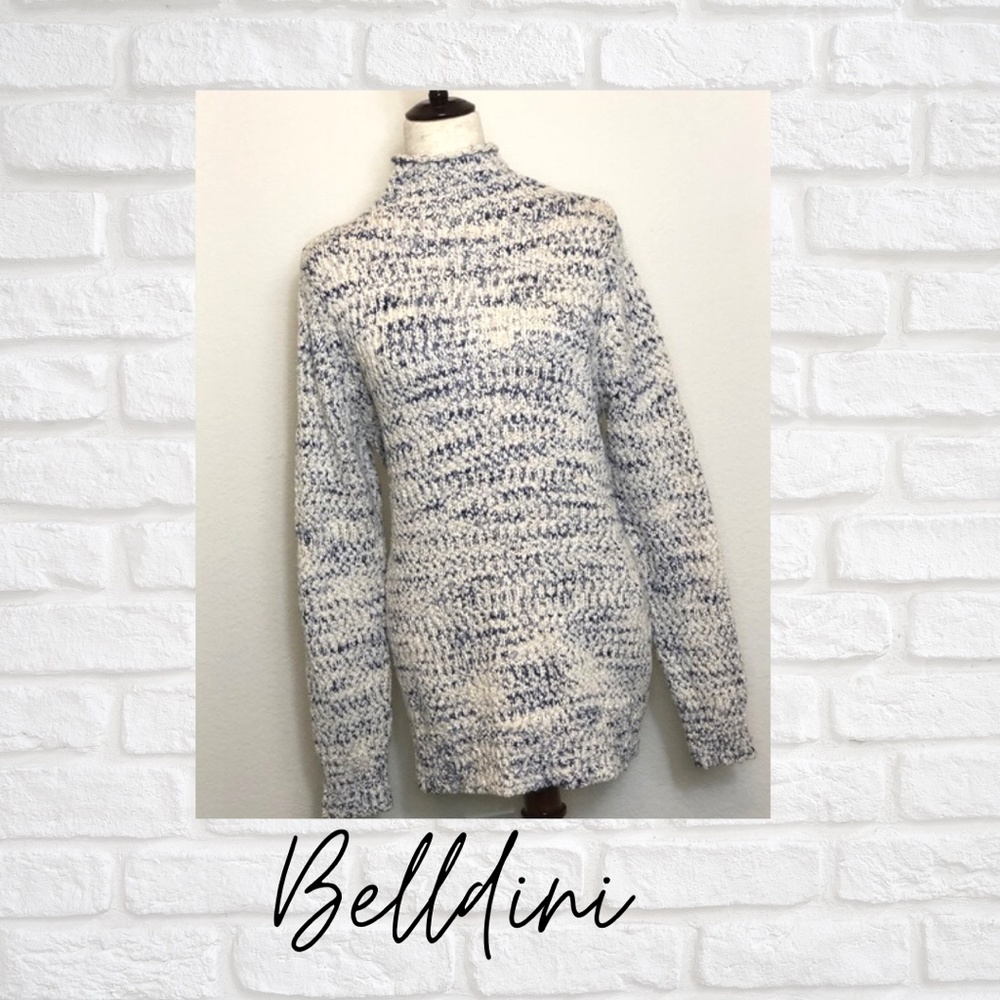 Belldini Mock Neck Knit Sweater